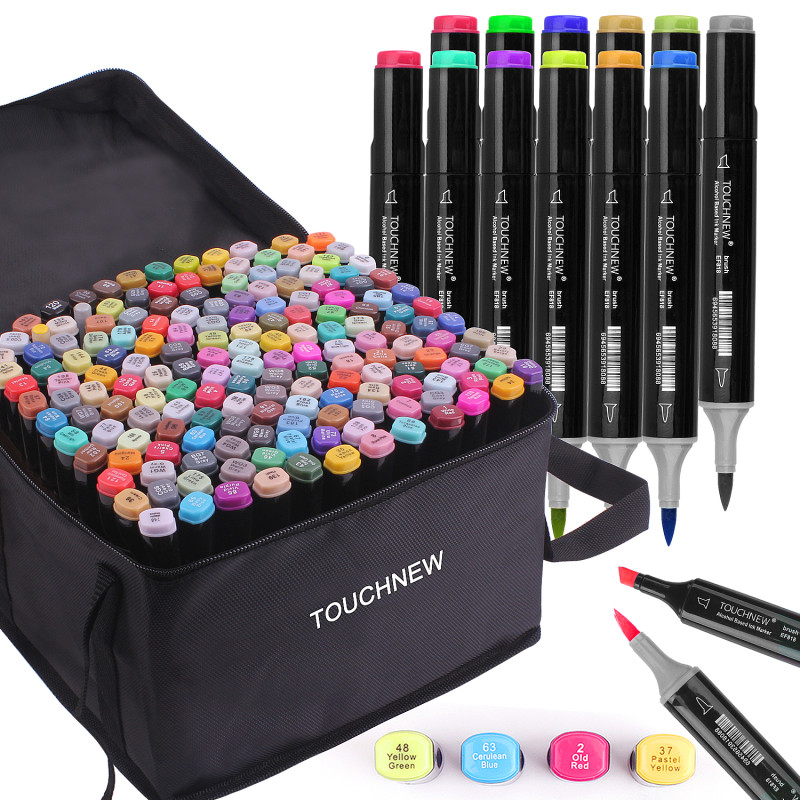 TOUCHFIVE PRO alcohol markers - double-sided 168 pieces - Poland