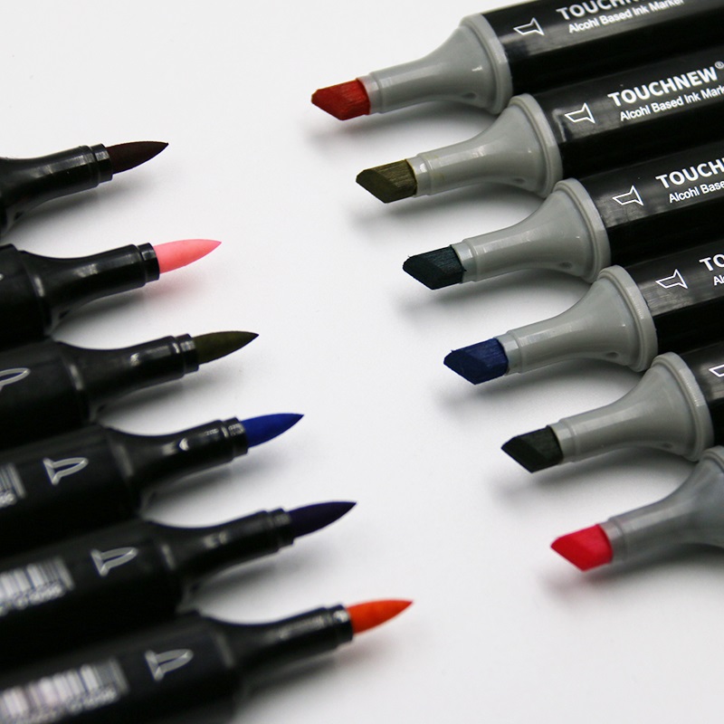 ARTIFY 80 Colors Alcohol Brush Markers — Brush & Chisel Tips