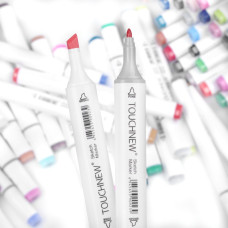 TOUCHNEW T6 Markers 40 Color Animation Design Set for Adult Art Drawing Sketching with Carry Bag