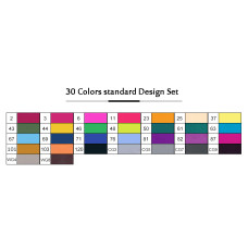 TOUCHNEW Soft Brush Markers 30 Color Standard Set Dual Tips Alcohol Based