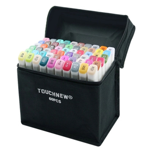 TOUCHNEW T7 60 Colors Artist Marker Set Alcohol Based Sketch Marker Pen For Drawing Manga Animation Design