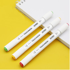 TOUCHNEW T8 Twin Marker 40 Color Animation Design Set for Kids Art Drawing