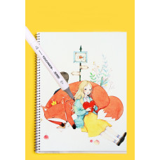 TOUCHNEW T8 Twin Marker 40 Color Animation Design Set for Kids Art Drawing
