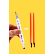 TOUCHNEW T8 Twin Marker 40 Color Animation Design Set for Kids Art Drawing