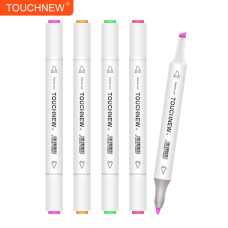TOUCHNEW T8 12 Color Marker Pens Alcohol Based for Art Drawing Kids Students