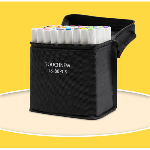 TOUCHNEW T8 Art Markers 80 Color Animation Design Set for Adults Children Sketching Drawing